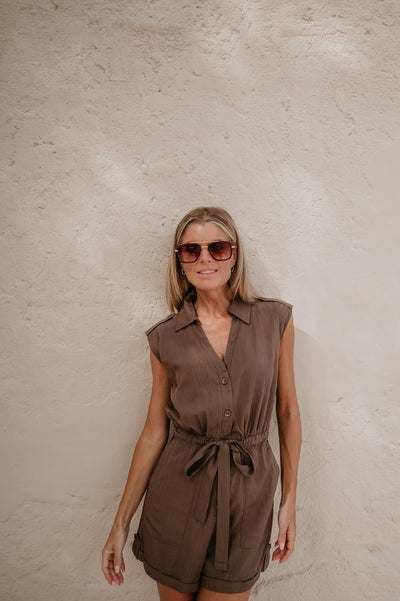 Spoglio playsuit I Chocolate - Wild Souls by JV® - Playsuits