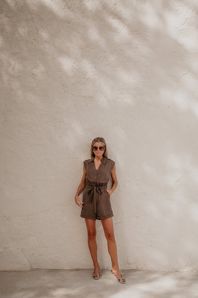 Spoglio playsuit I Chocolate - Wild Souls by JV® - Playsuits