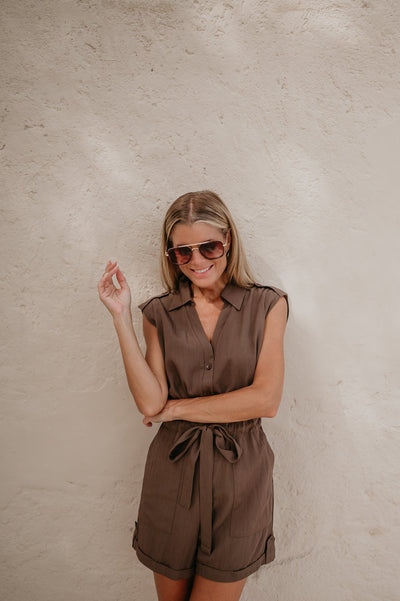 Spoglio playsuit I Chocolate - Wild Souls by JV® - Playsuits