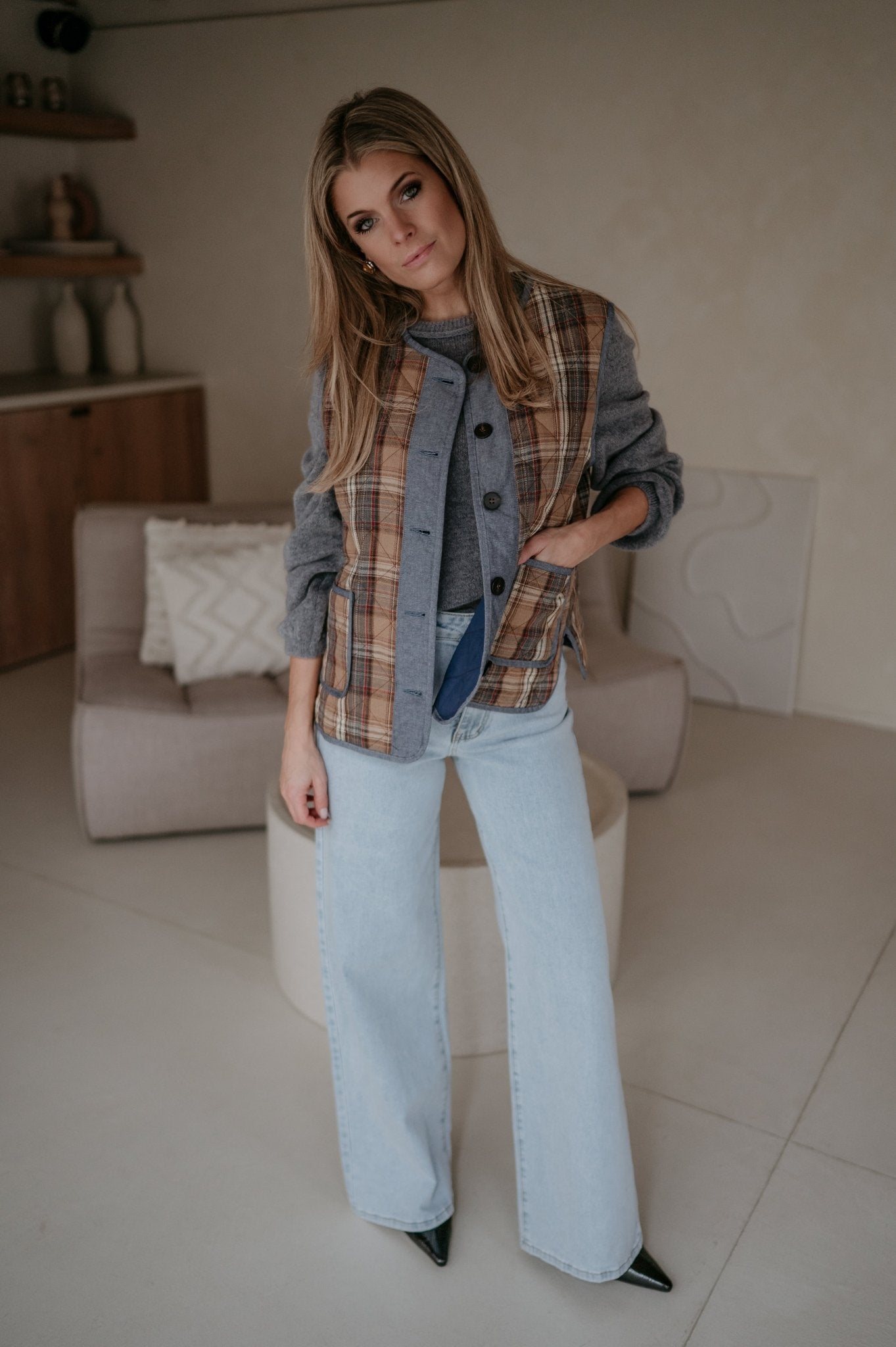 Stedosi gilet I Beige - Wild Souls by JV® - Gilets