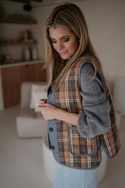 Stedosi gilet I Beige - Wild Souls by JV® - Gilets