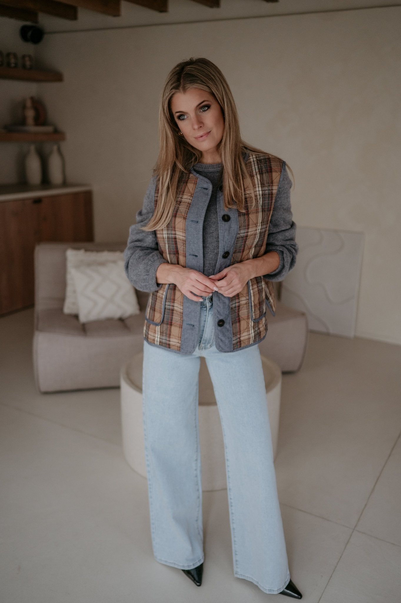 Stedosi gilet I Beige - Wild Souls by JV® - Gilets