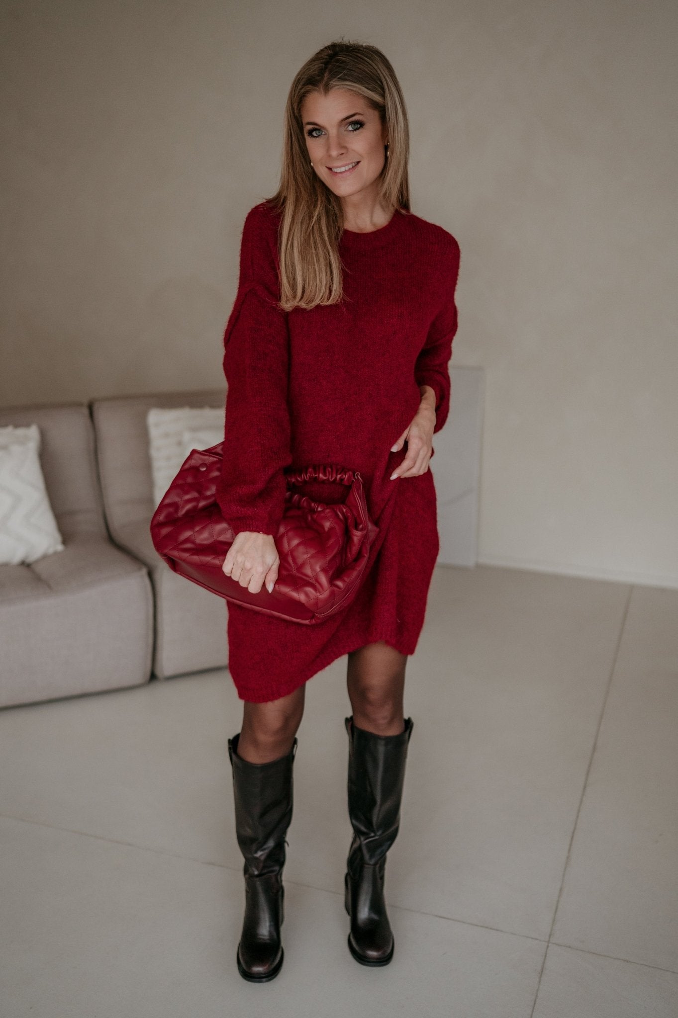 Stesse dress I Bordeaux - Wild Souls by JV® - Dresses