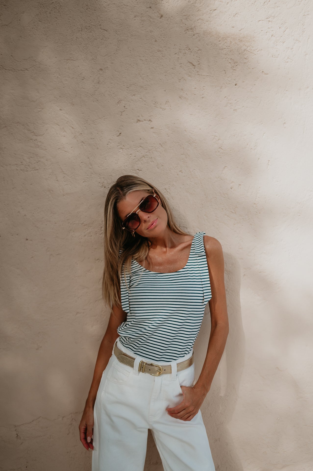 Strato top I striped Blue - Wild Souls by JV® - Tops