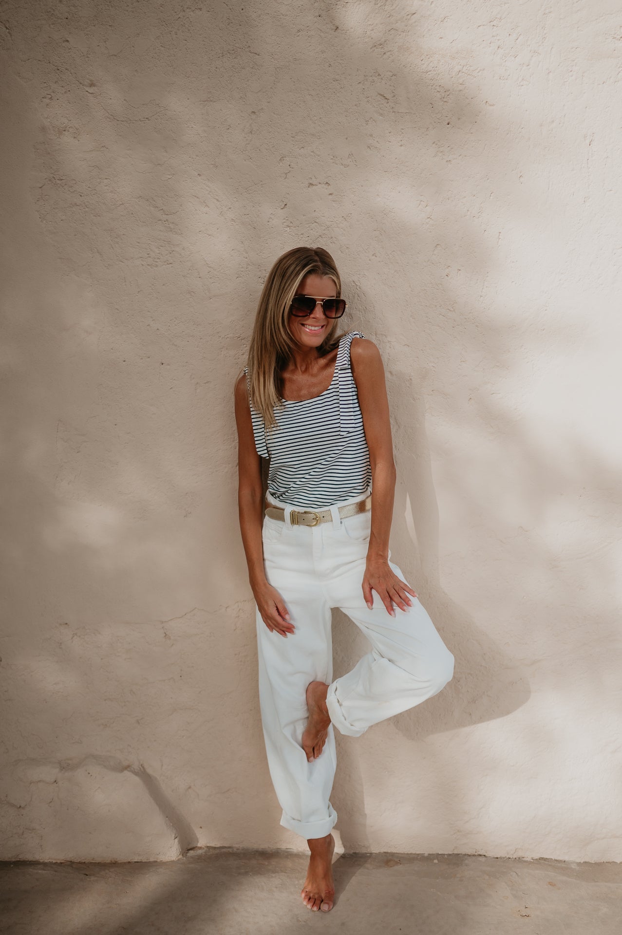 Strato top I striped Blue - Wild Souls by JV® - Tops