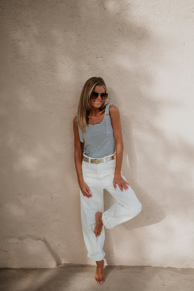 Strato top I striped Blue - Wild Souls by JV® - Tops