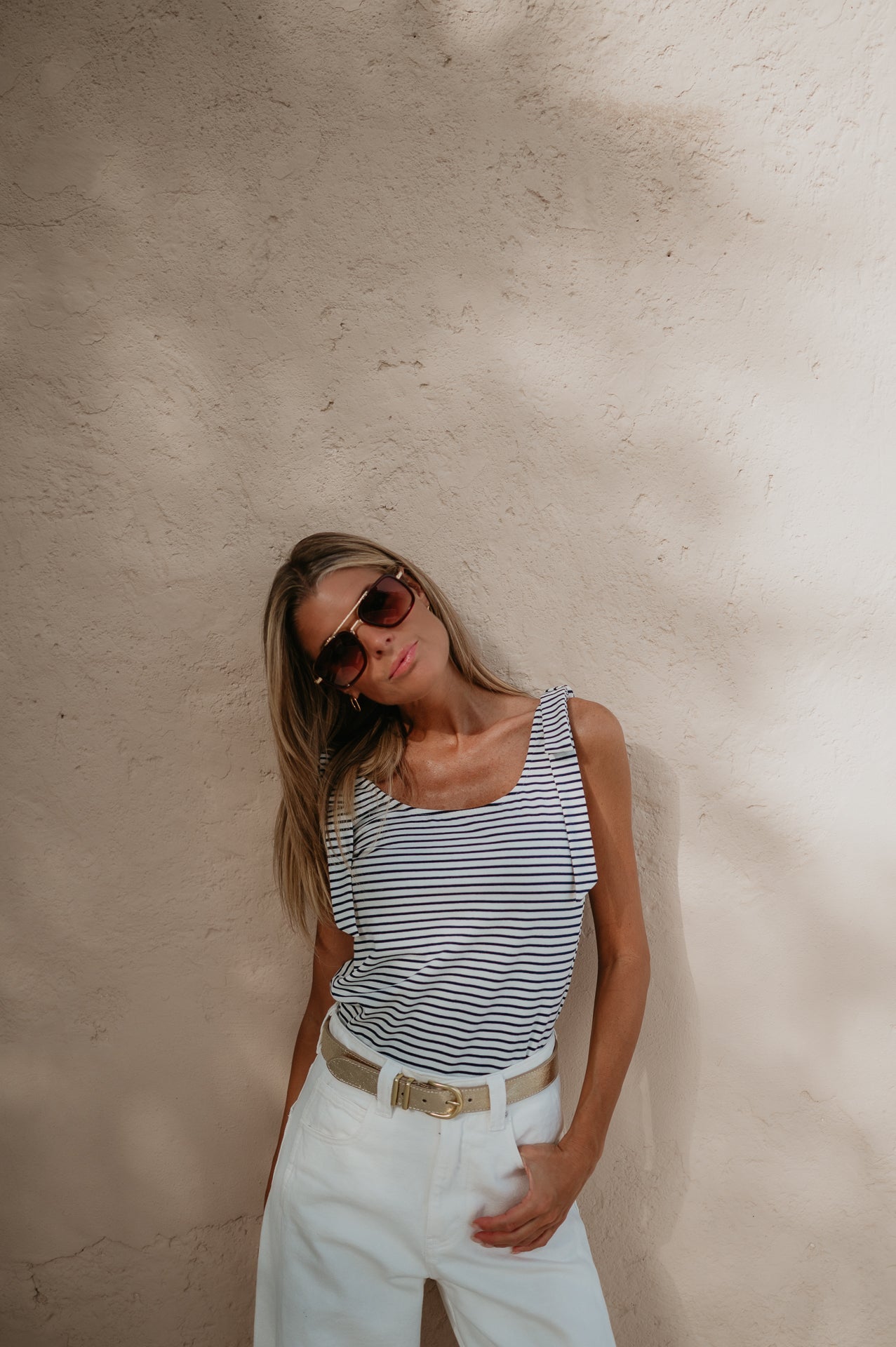 Strato top I striped Blue - Wild Souls by JV® - Tops