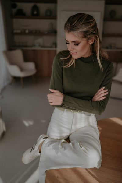 Stretto longsleeve I Khaki - Wild Souls by JV® - Knits