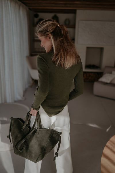 Stretto longsleeve I Khaki - Wild Souls by JV® - Knits