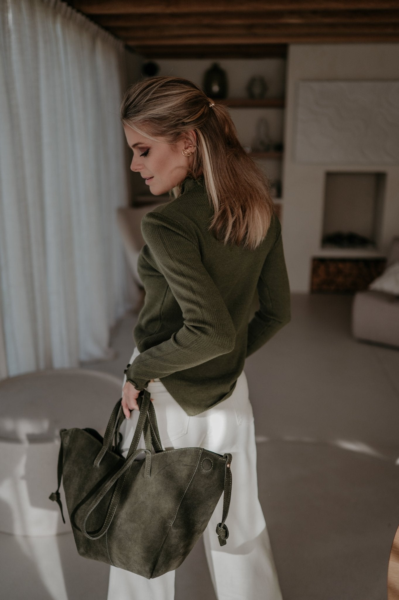 Stretto longsleeve I Khaki - Wild Souls by JV® - Knits