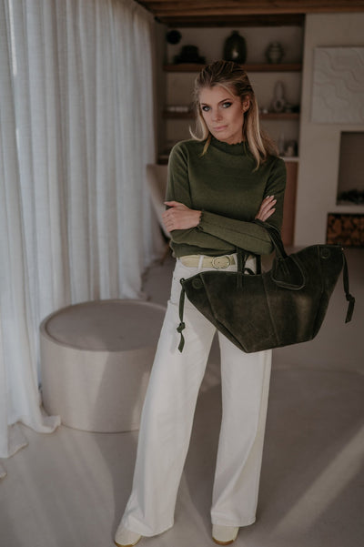 Stretto longsleeve I Khaki - Wild Souls by JV® - Knits