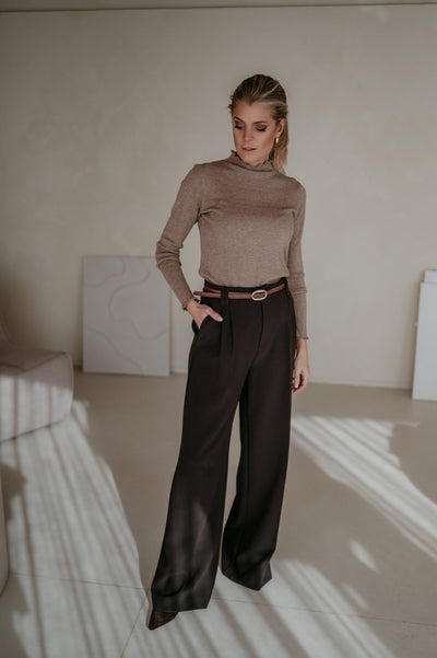 Stretto longsleeve I Taupe - Wild Souls by JV® - Knits