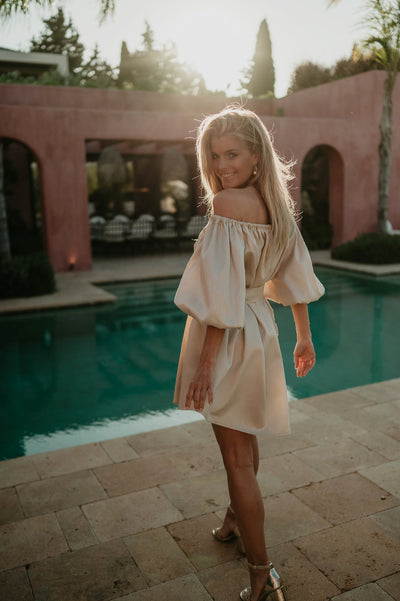 Strillo dress I Beige - Wild Souls by JV® - Dresses
