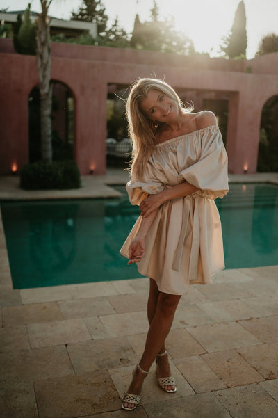 Strillo dress I Beige - Wild Souls by JV® - Dresses