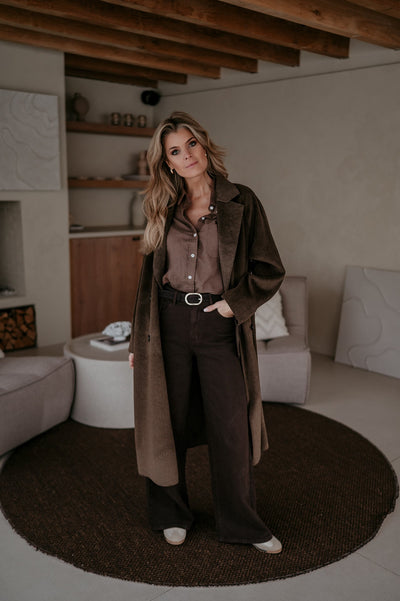 Strode coat I Chocolate Brown - Wild Souls by JV® - Coats