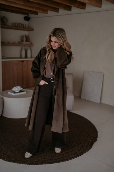 Strode coat I Chocolate Brown - Wild Souls by JV® - Coats