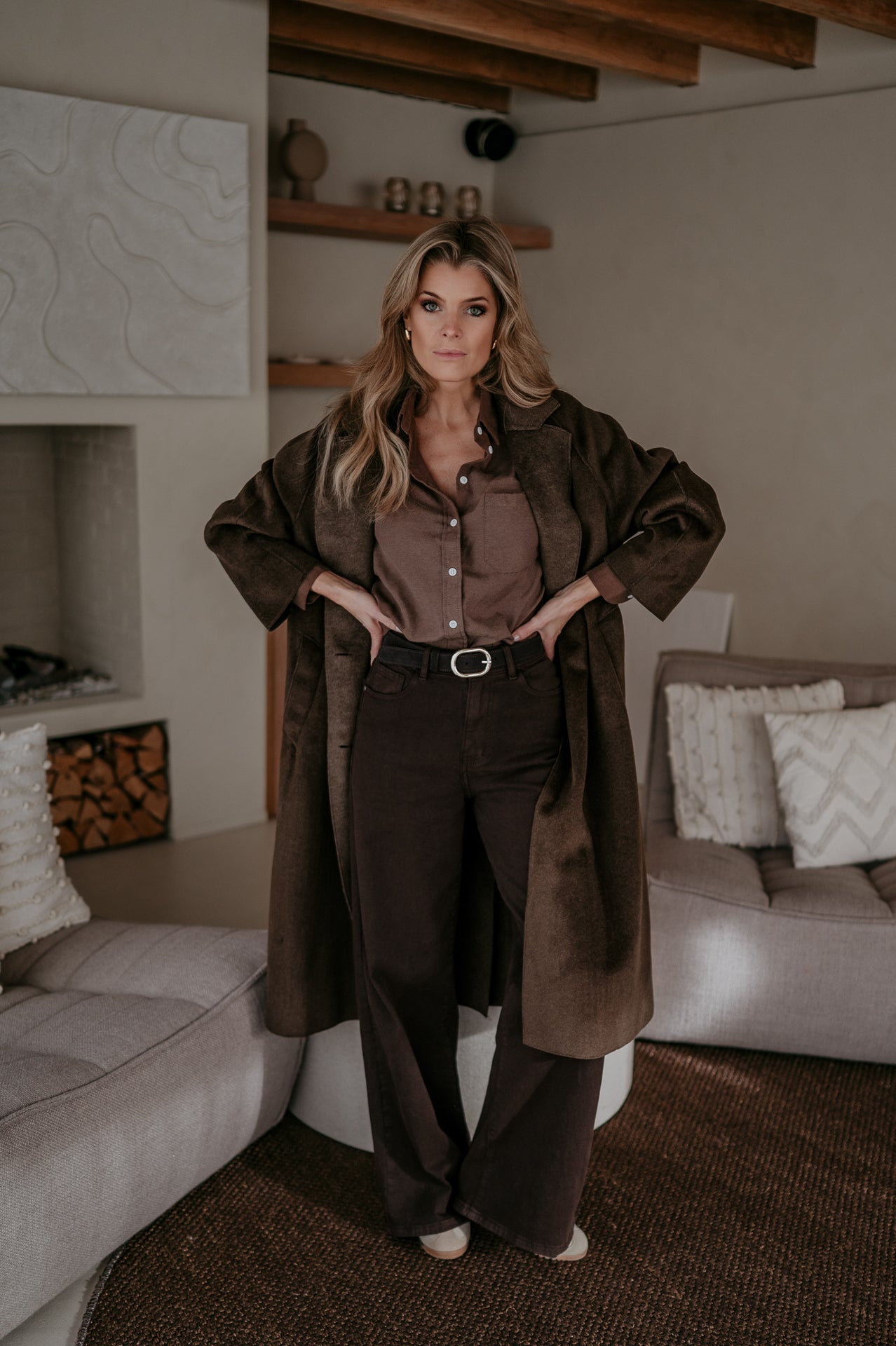 Strode coat I Chocolate Brown - Wild Souls by JV® - Coats