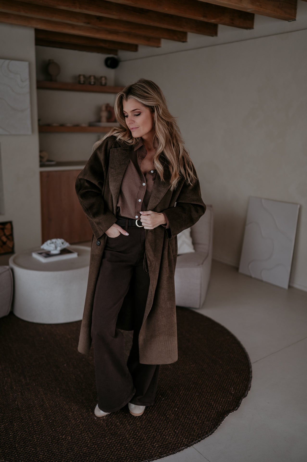Strode coat I Chocolate Brown - Wild Souls by JV® - Coats