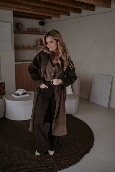 Strode coat I Chocolate Brown - Wild Souls by JV® - Coats