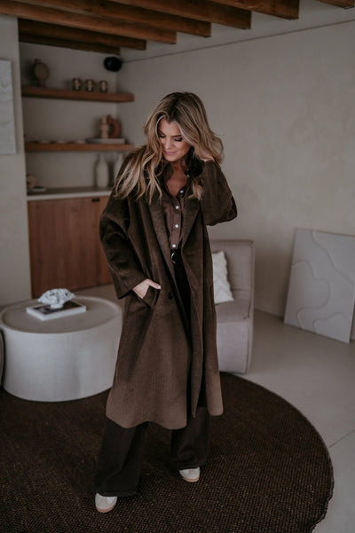 Strode coat I Chocolate Brown - Wild Souls by JV® - Coats