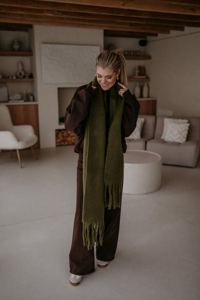 Telda scarf I Khaki - Wild Souls by JV® - Scarfs