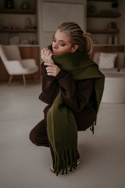 Telda scarf I Khaki - Wild Souls by JV® - Scarfs