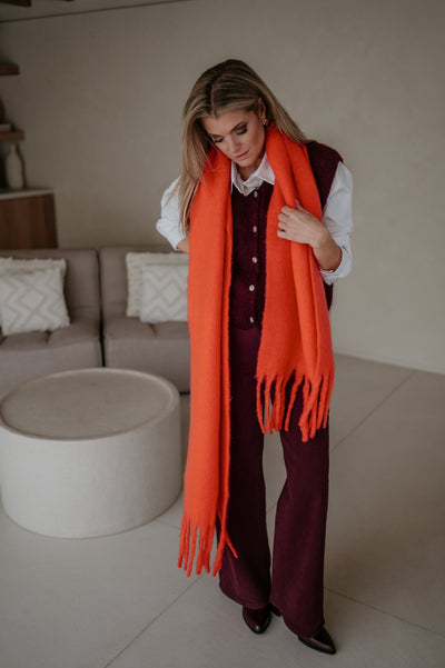 Telda scarf I Orange - Wild Souls by JV® - Scarfs