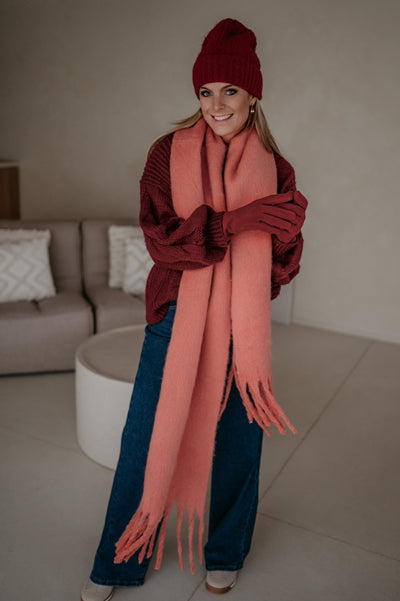 Telda scarf I Salmon Rose - Wild Souls by JV® - Scarfs