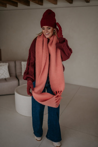 Telda scarf I Salmon Rose - Wild Souls by JV® - Scarfs