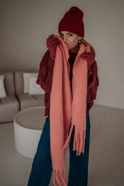 Telda scarf I Salmon Rose - Wild Souls by JV® - Scarfs