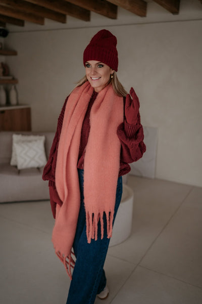 Telda scarf I Salmon Rose - Wild Souls by JV® - Scarfs