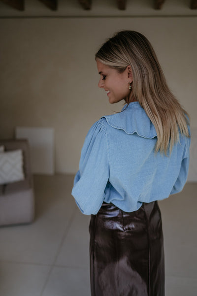 Tendine blouse I Blue - Wild Souls by JV® - Blouses