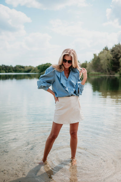 Tendine blouse I Blue - Wild Souls by JV® - Blouses