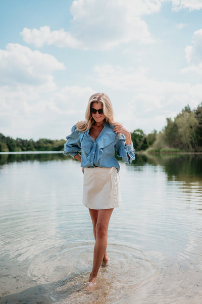 Tendine blouse I Blue - Wild Souls by JV® - Blouses