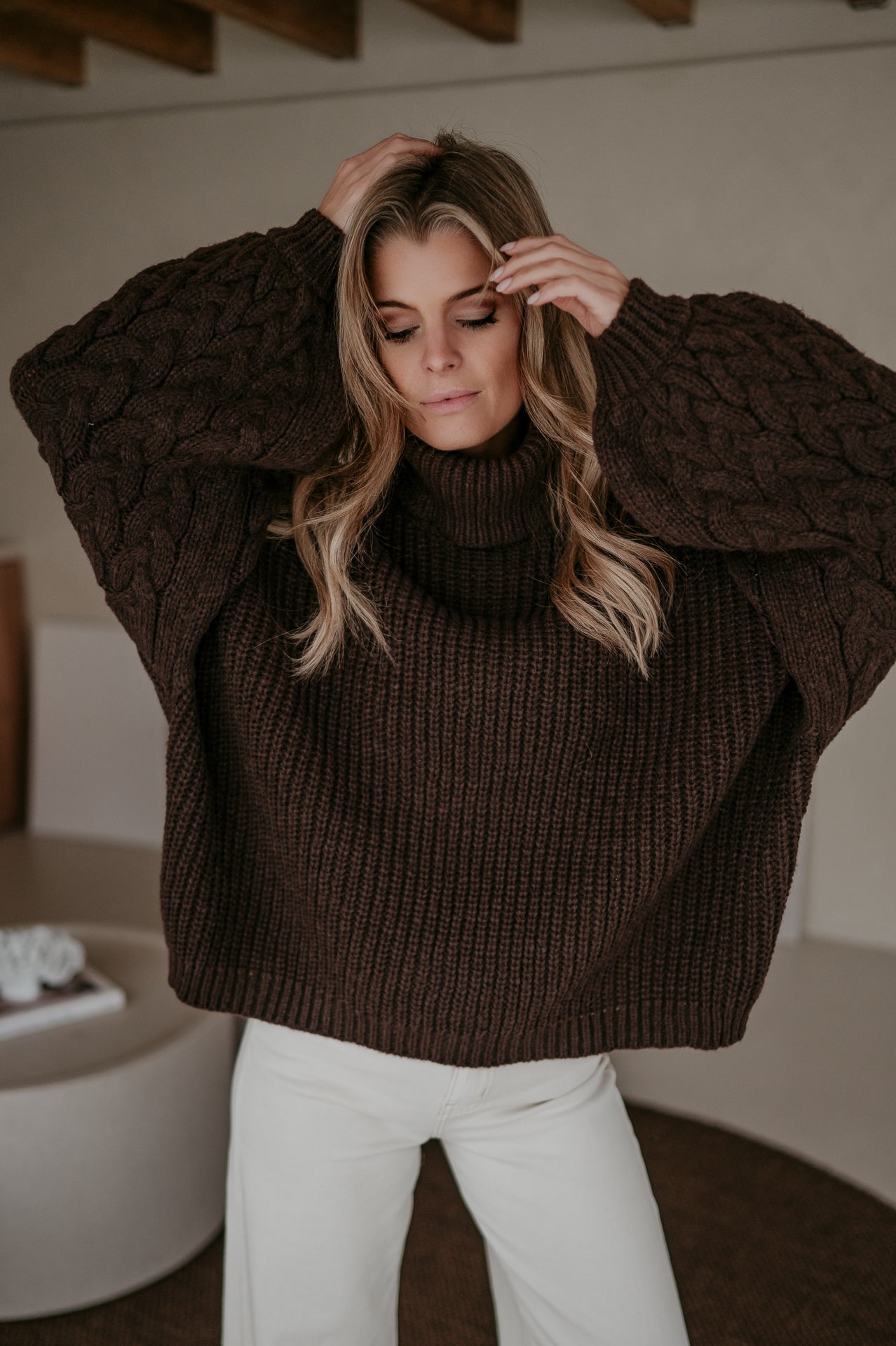 Terdolo knit I Brown - Wild Souls by JV® - Knits