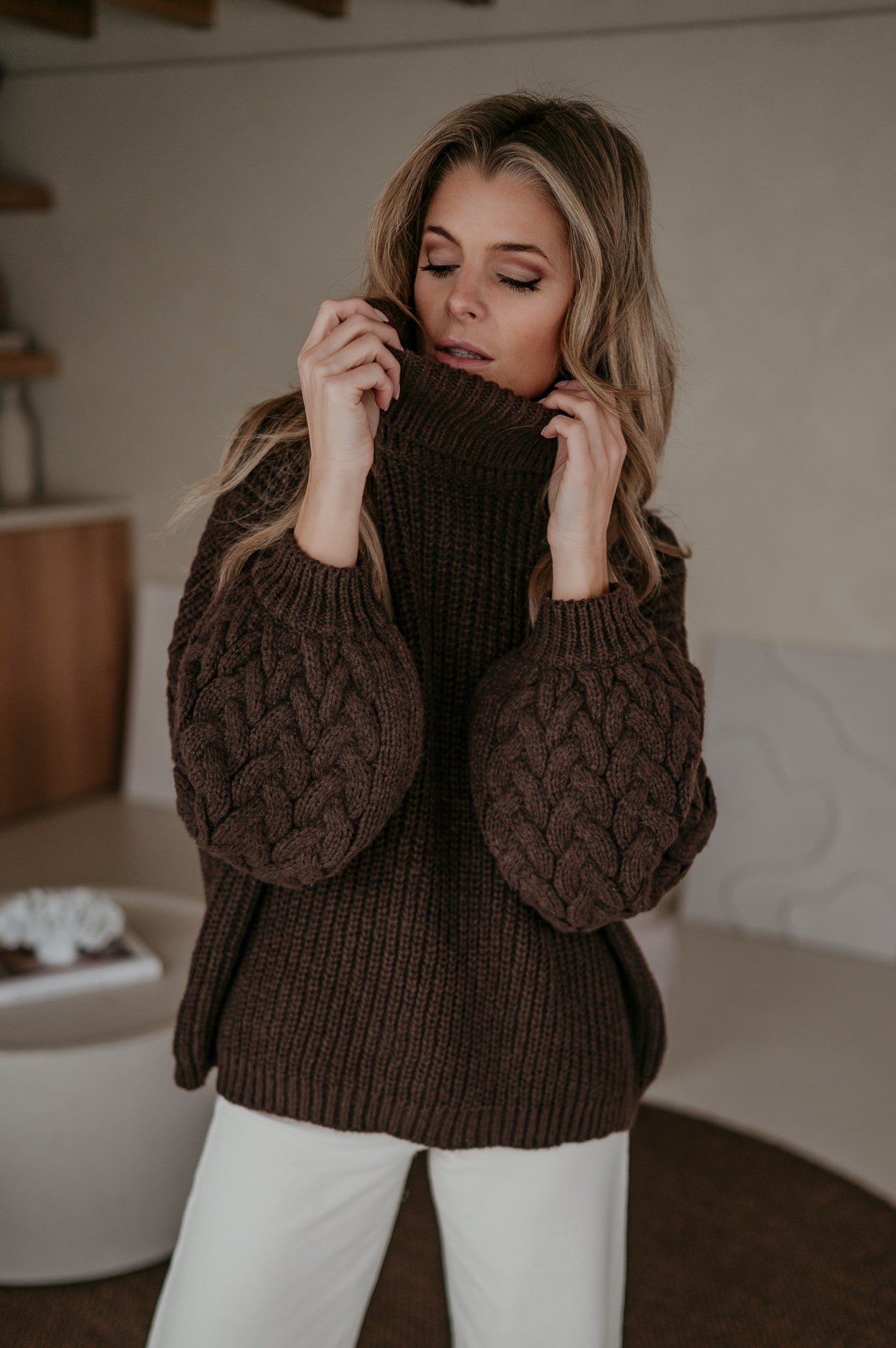Terdolo knit I Brown - Wild Souls by JV® - Knits