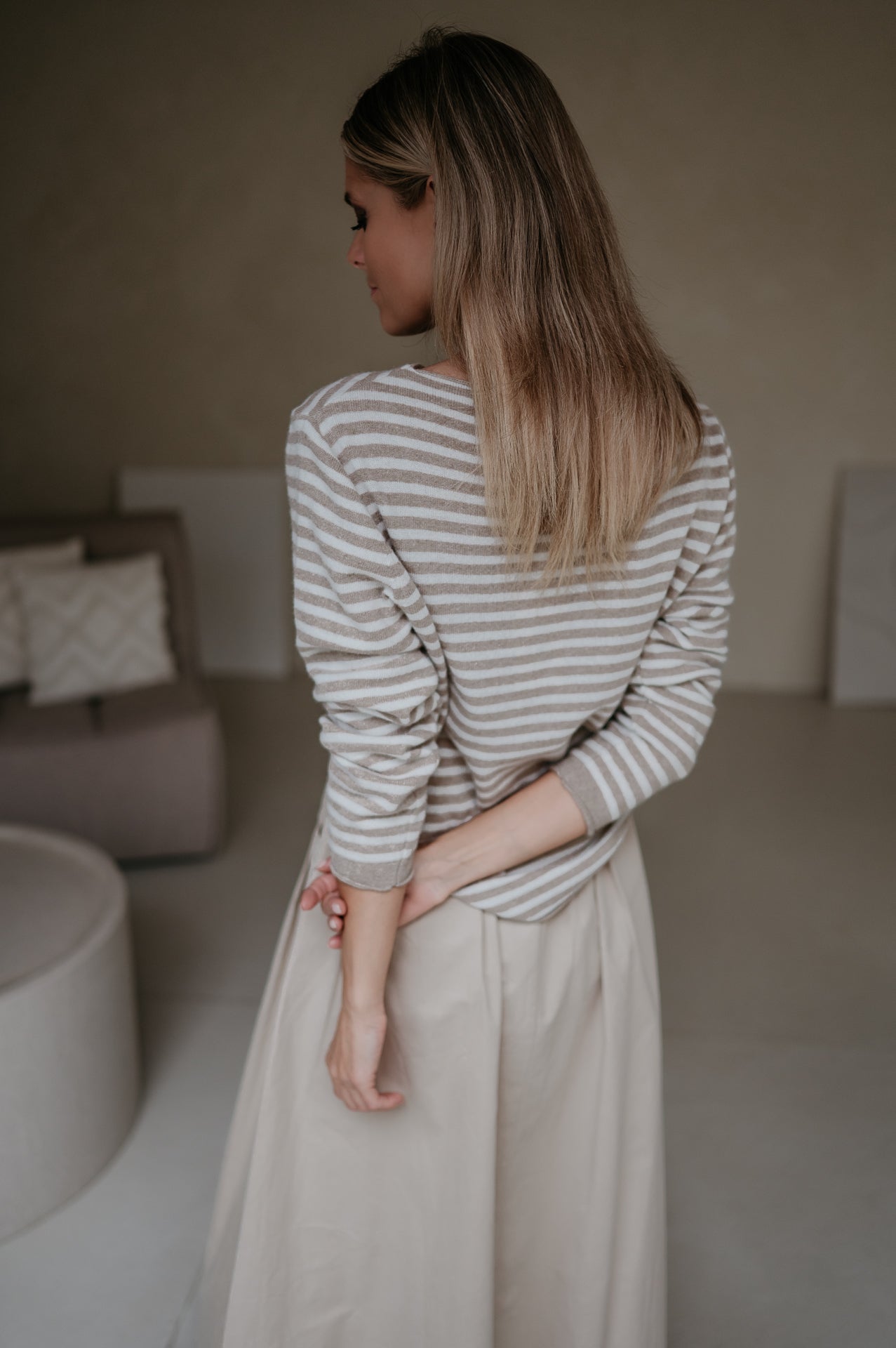 Tigre top I Beige - Wild Souls by JV® - Knits