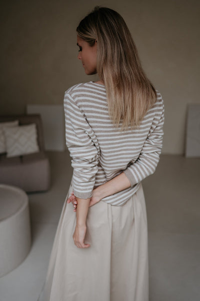 Tigre top I Beige - Wild Souls by JV® - Knits