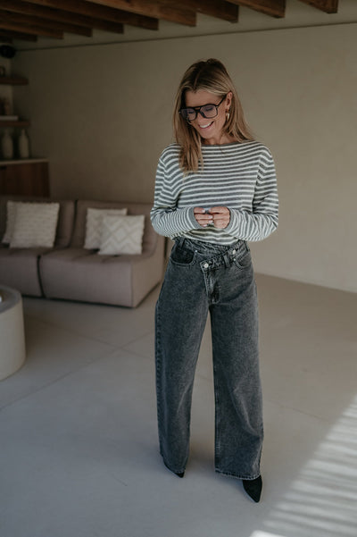 Tigre top I Grey - Wild Souls by JV® - Knits