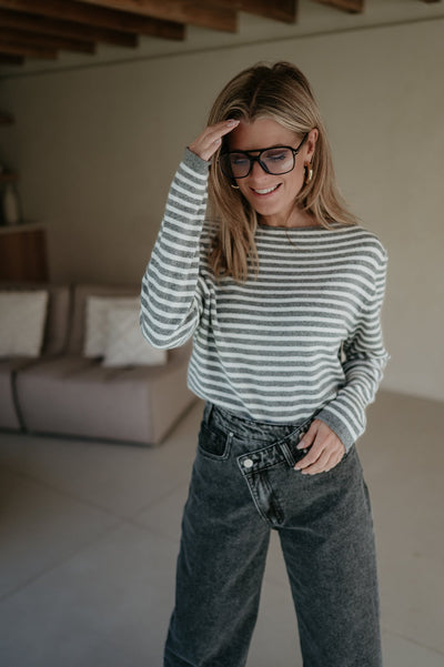 Tigre top I Grey - Wild Souls by JV® - Knits