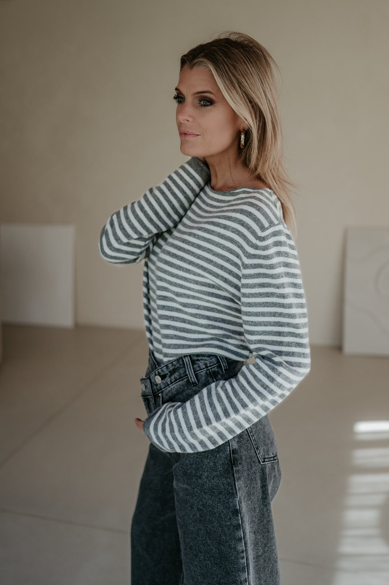 Tigre top I Grey - Wild Souls by JV® - Knits