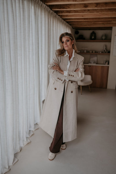 Tinnio coat I Beige - Wild Souls by JV® - Coats