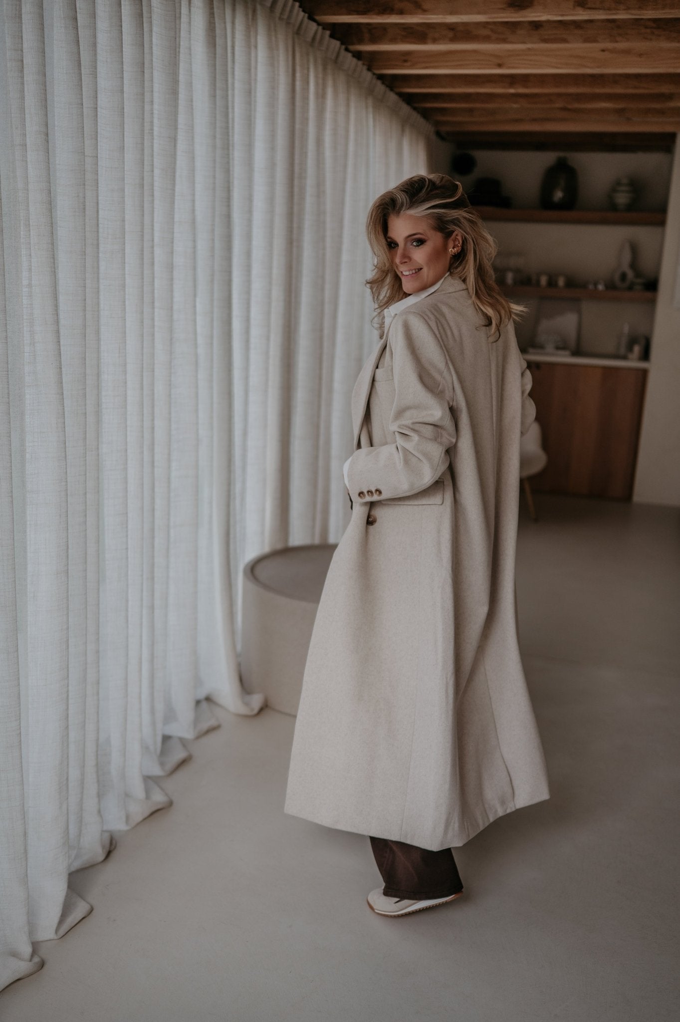 Tinnio coat I Beige - Wild Souls by JV® - Coats