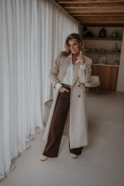 Tinnio coat I Beige - Wild Souls by JV® - Coats