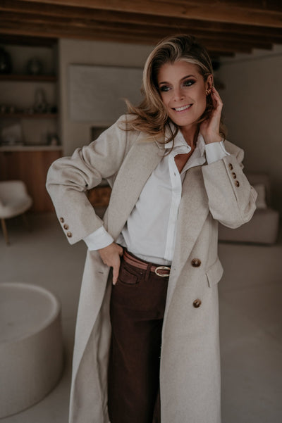 Tinnio coat I Beige - Wild Souls by JV® - Coats
