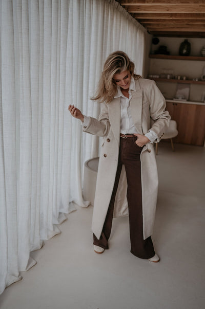 Tinnio coat I Beige - Wild Souls by JV® - Coats