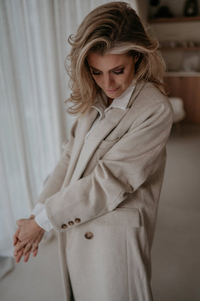 Tinnio coat I Beige - Wild Souls by JV® - Coats
