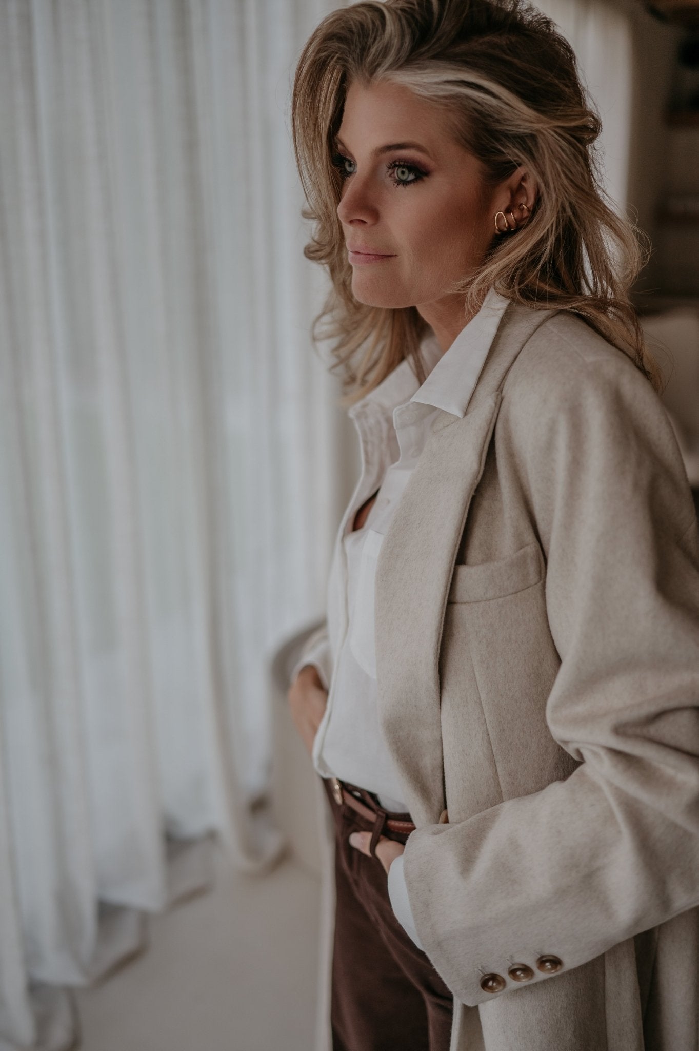 Tinnio coat I Beige - Wild Souls by JV® - Coats