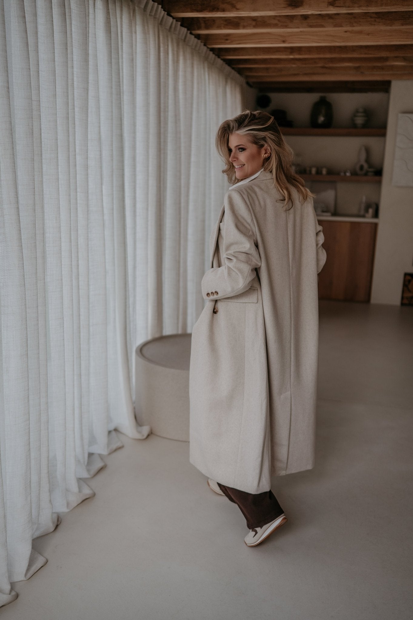 Tinnio coat I Beige - Wild Souls by JV® - Coats