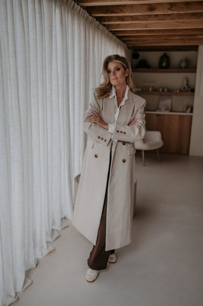 Tinnio coat I Beige - Wild Souls by JV® - Coats